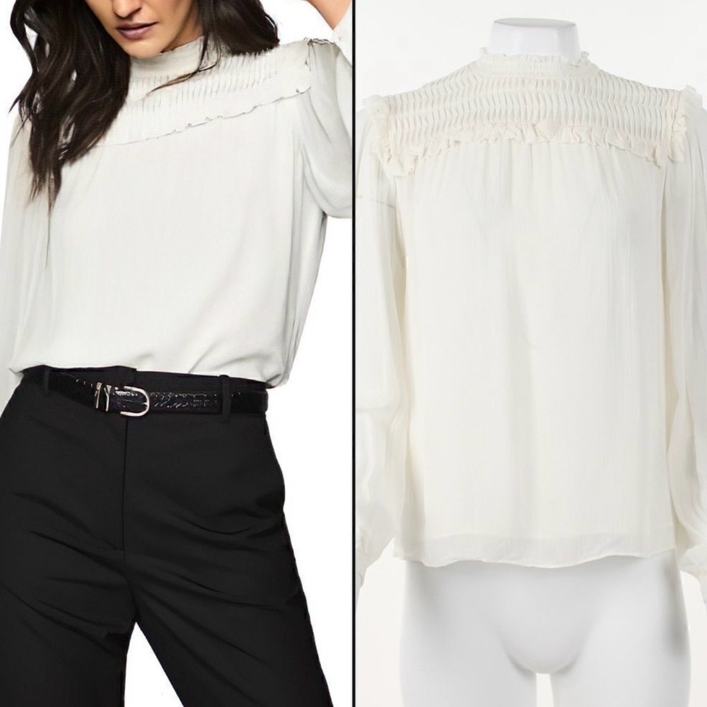 Reiss Anoushka Ruffle Blouse 